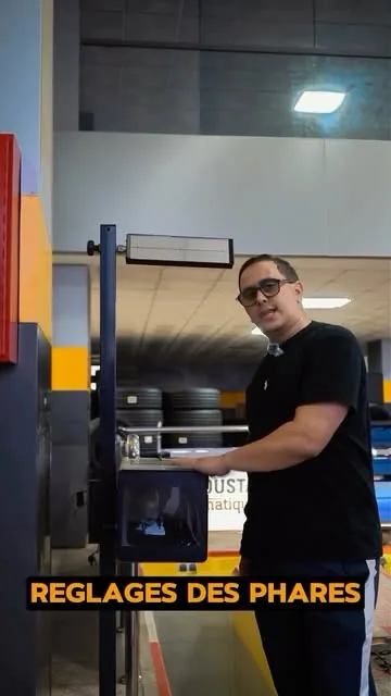 Réglage des phares à l’atelier